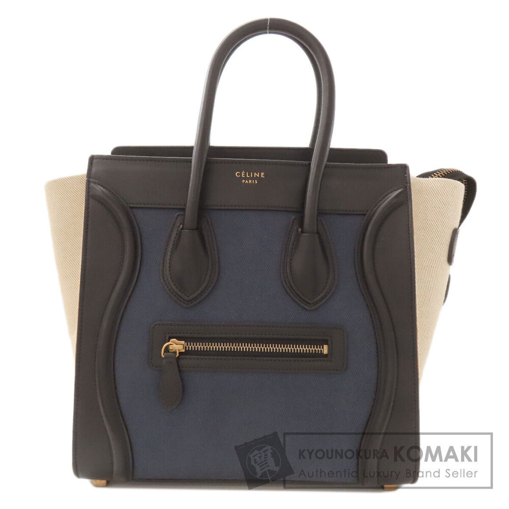 Celine Luggage Canvas Handbag